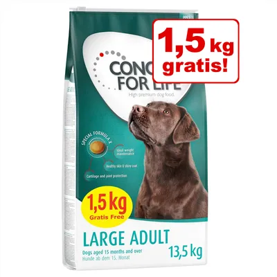 12 + 1,5 kg gratis! 13,5 kg Concept for Life  hrană uscată