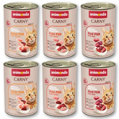 animonda Carny Single Protein Adult 6 x 400 g
