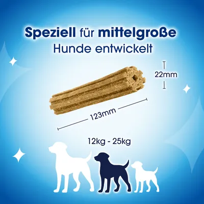 PURINA Dentalife Tägliche Zahnpflege-Snacks für mittelgroße Hunde