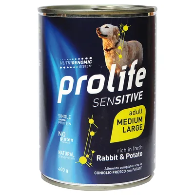 Prolife Dog Wet sensitive lapin