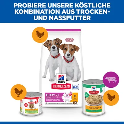 Hill's Science Plan Puppy <1 Small & Mini mit Huhn