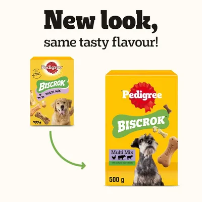 PEDIGREE® BISCROK™ Adult Dog Treats Multi Mix Biscuits - Multibuy: 6 x 500g