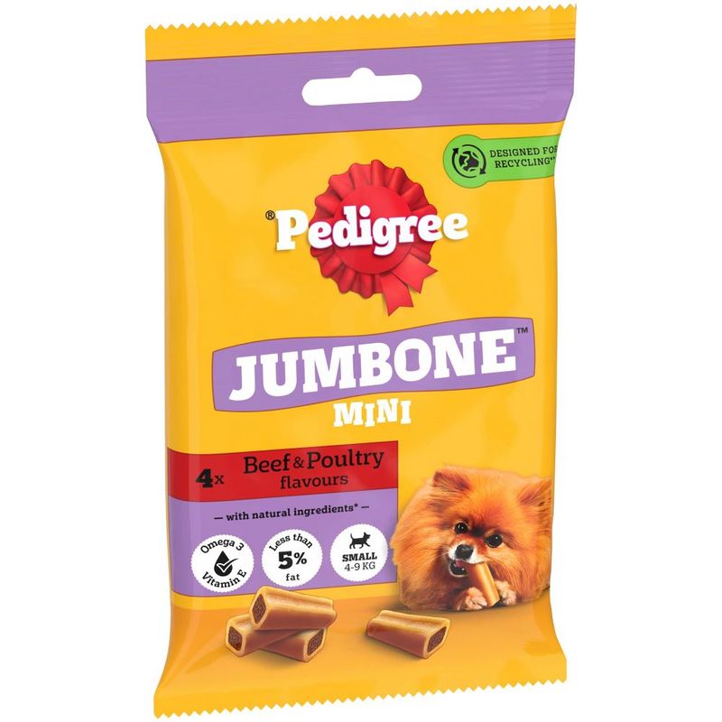 Pedigree Pedigree Jumbone Chews Adult Treat Dog Food pet food packaging