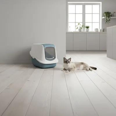 Savic Katzentoilette Aseo mit hohem Rand