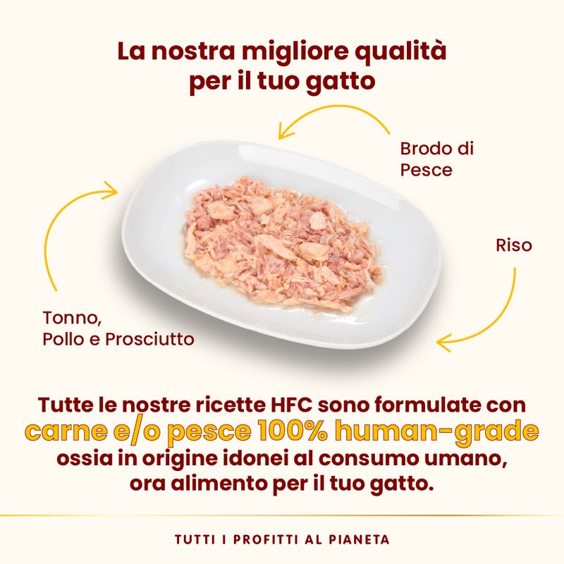 Almo Nature HFC Natural Light 24 x 50 g Alimento umido per gatti