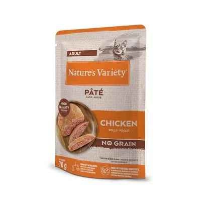 Nature's Variety Paté No Grain 12 x 70 g umido gatto
