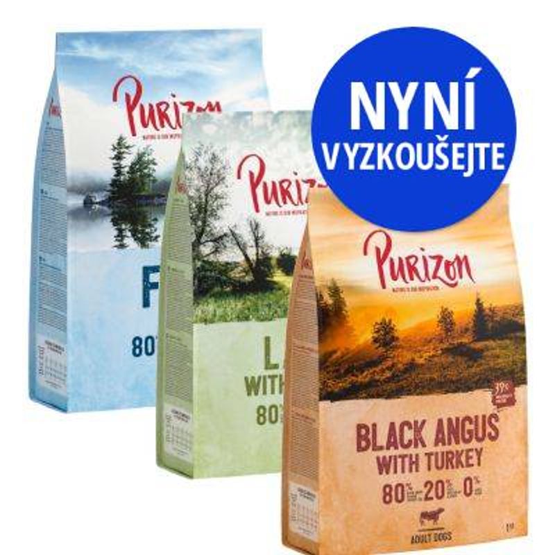 Purizon 80:20:0 - balení na vyzkoušení 3 x 1 kg - bez obilovin