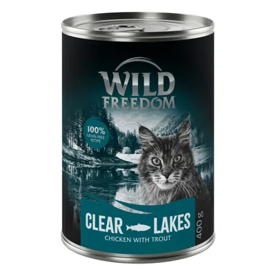 Wild Freedom Clear Lakes Kurczak z pstrągiem, 100% bezzbożowa receptura, 400 g puszka. Wild Freedom Clear Lakes Kurczak z pstrągiem, 100% bezzbożowa receptura, 400 g puszka.