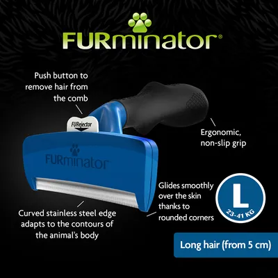 FURminator deShedding Tool L dlhosrsté plemená