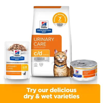 Hill's Prescription Diet c/d Multicare Urinary Care храна за котки с пиле