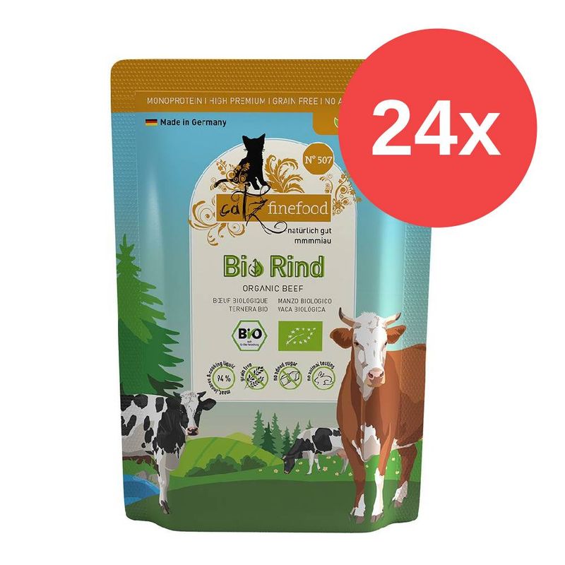 Sparpaket catz finefood Bio 24 x 85 g