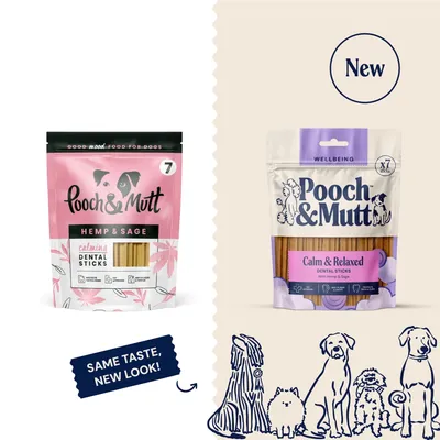 Pooch and Mutt Calming Dental Sticks 251g