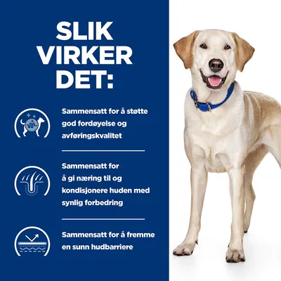 Hill's Prescription Diet Canine d/d Hundefôr med and og ris