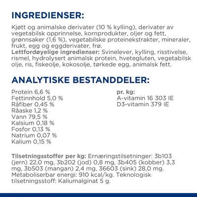 Hill's Prescription Diet On-Care med høns