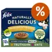Felix Naturally Delicious 20 x 80 g Alimento umido per gatti