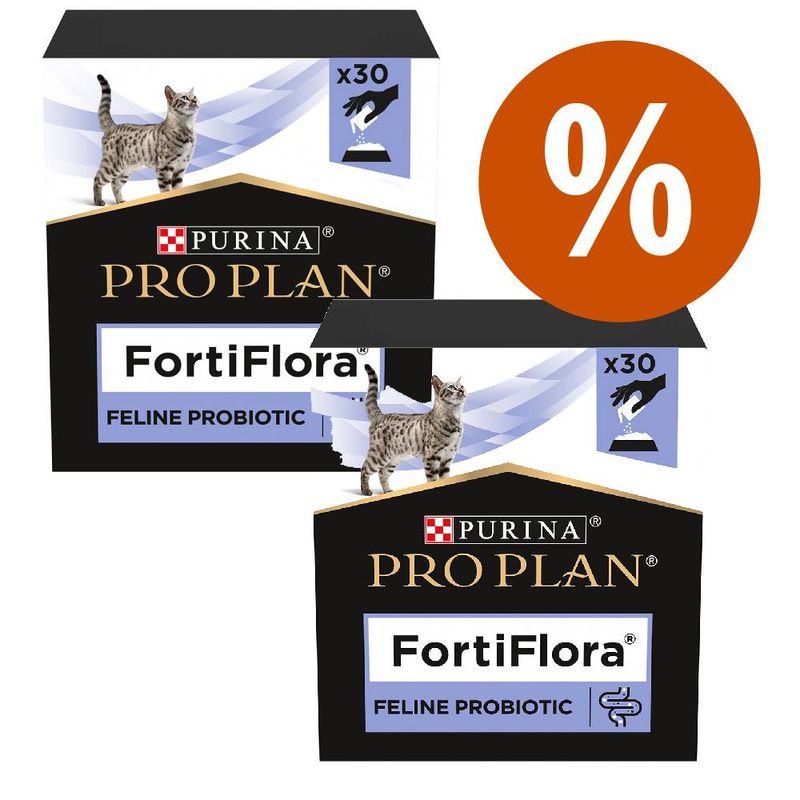 2x PURINA PRO PLAN étrend-kiegészítő eledel macskáknak 5% kedvezménnyel