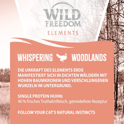 Wild Freedom Adult "Whispering Woodlands" kalkun - kornfri