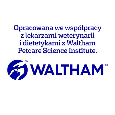 Opracowana we współpracy z lekarzami weterynarii i dietetykami z Waltham Petcare Science Institute. WALTHAM