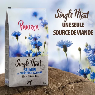 Purizon Single Meat Adult saumon, épinards - sans céréales pour chien