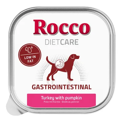 Rocco DietCare Gastrointestinal, Low in Fat, Turkey with Pumpkin. Nassfutter für Hunde mit Verdauungsproblemen.