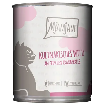 MjAMjAM Kulinarisches Wild an frischen Cranberries, getreidefrei, viel Fleisch