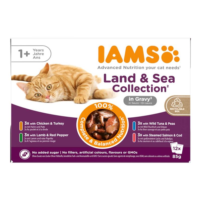 IAMS Advanced Nutrition Adult Land & Sea Mix