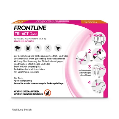 Frontline® TRI-ACT Hunde S (5 - 10 kg)