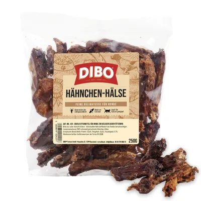 Dibo Premium Cous de poulet pour chien - 250 g
