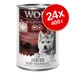 Икономична опаковка Wolf of Wilderness Red Meat Junior 24 x 400 г