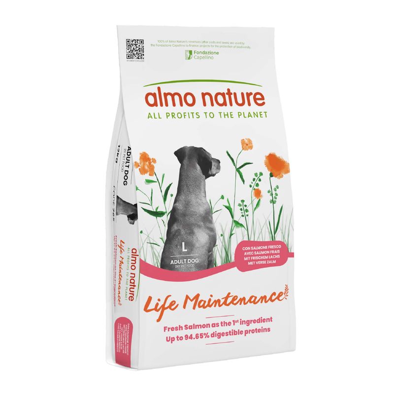Almo Nature Life Maintenance Adult Large salmón y arroz