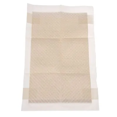 Absorberende trainingsmat met ruitpatroon en brede witte rand, rechthoekig van vorm, geschikt voor gebruik binnenshuis. Materiaal: textiel en kunststof zichtbaar.