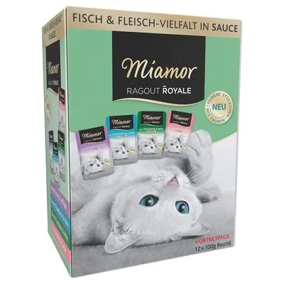 Комбинирана пробна опаковка  Miamor Ragout Royale 12 x 100 г