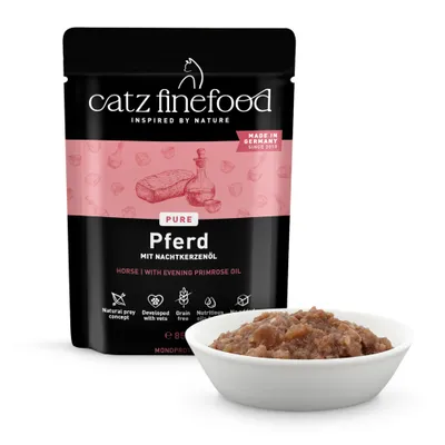 catz finefood Purrrr Pouch 8 x 85 g - koňské catz finefood Purrrr Pouch 8 x 85 g - koňské