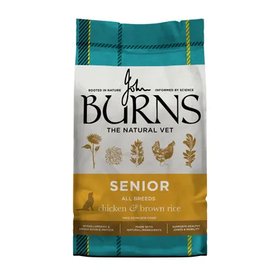 Burns Senior Original - Chicken & Brown Rice - 12kg Burns Senior Original - Chicken & Brown Rice - 12kg