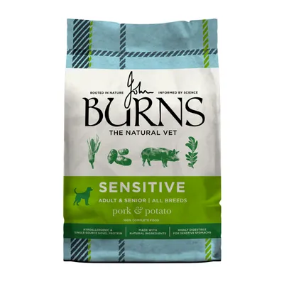 Burns Adult & Senior Sensitive - Pork & Potato - 2kg Burns Adult & Senior Sensitive - Pork & Potato - 2kg