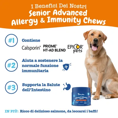 Zesty Paws Senior Allergy & Immunity Salmone