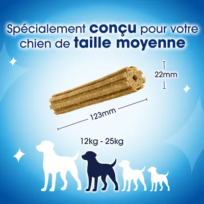 PURINA Dentalife Bâtonnets à mâcher pour chien de taille moyenne PURINA Dentalife Bâtonnets à mâcher pour chien de taille moyenne