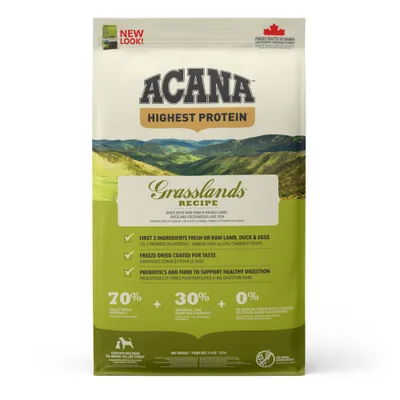 Acana Highest Protein Lam, Eend en Eieren - 11,4 kg Acana Highest Protein Lam, Eend en Eieren - 11,4 kg