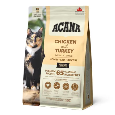 Acana Cat Homestead Harvest, kurczak i indyk - 1,8 kg Acana Cat Homestead Harvest, kurczak i indyk - 1,8 kg