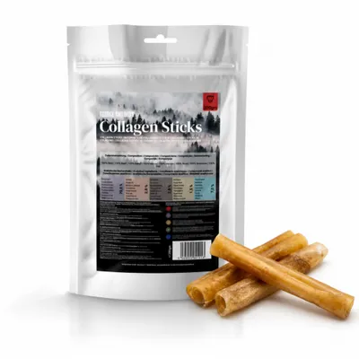 Økonomipakke George & Bobs hundesnacks 3 x 200 g - Collagensticks - oksekød Økonomipakke George & Bobs hundesnacks 3 x 200 g - Collagensticks - oksekød