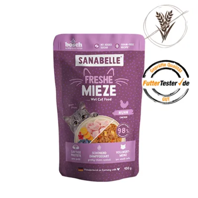 Sanabelle Freshe Mieze 10 x 100 g - Huhn Sanabelle Freshe Mieze 10 x 100 g - Huhn