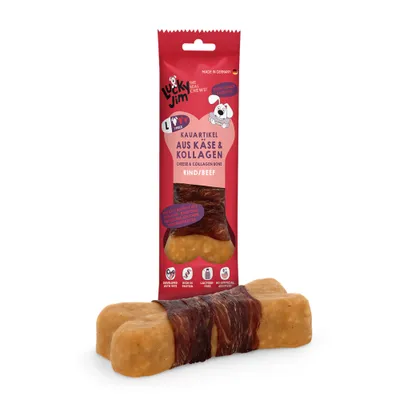 Lucky Jim Kość do żucia L - Ser i kolagen, wołowina (3 x 120 g)