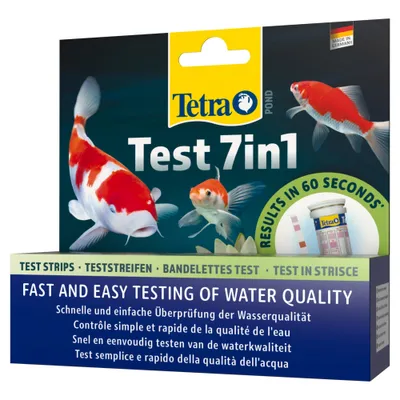 Tetra Pond Test 7 in 1 - Sparpaket: 2 x 25 Teststreifen Tetra Pond Test 7 in 1 - Sparpaket: 2 x 25 Teststreifen