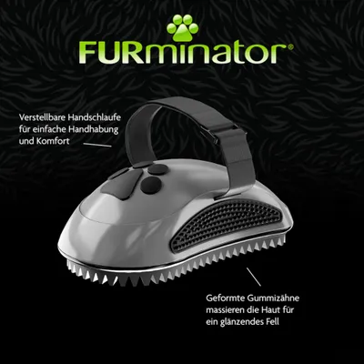 FURminator Curry Comb Striegel - ca. L 12 x B 6 x H 4 cm FURminator Curry Comb Striegel - ca. L 12 x B 6 x H 4 cm
