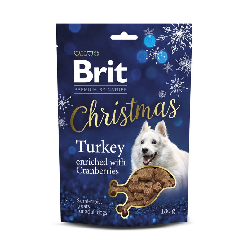 Brit Premium by Nature Halbfeuchte Weihnachts-Snacks mit Truthahn