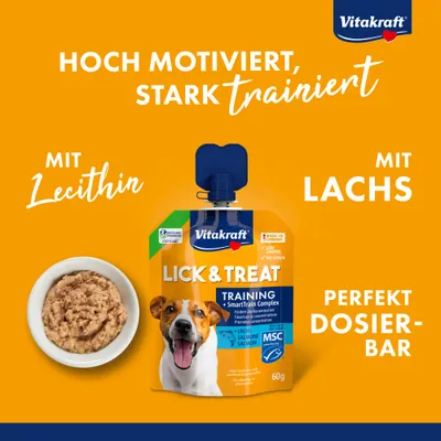 Vitakraft Lick & Snack SmartTrain Complex 60 g - Lachs Vitakraft Lick & Snack SmartTrain Complex 60 g - Lachs