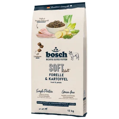 bosch HPC Soft Adult Trota & Patate - 12 kg bosch HPC Soft Adult Trota & Patate - 12 kg