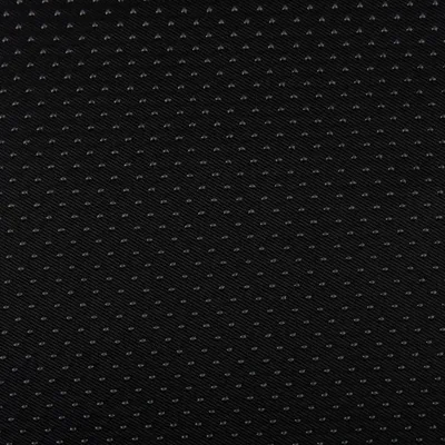 Schwarzes Material mit feiner Struktur und kleinen Punkten, geeignet für Produktdetails oder Designansicht.