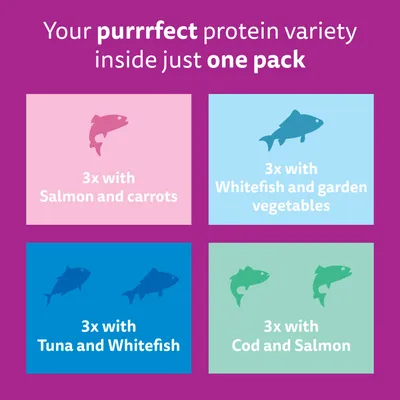 Whiskas 1+ Tasty Mix Catch of the Day in Gravy