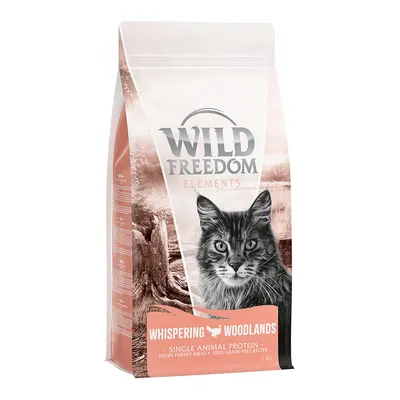 Wild Freedom Elements Whispering Woodlands, ena živalska beljakovina, sveže puranje meso, 100 % brez žit, 2 kg.
